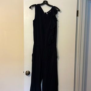 European Culture pant jumpsuit navy blue size small, only worn twice